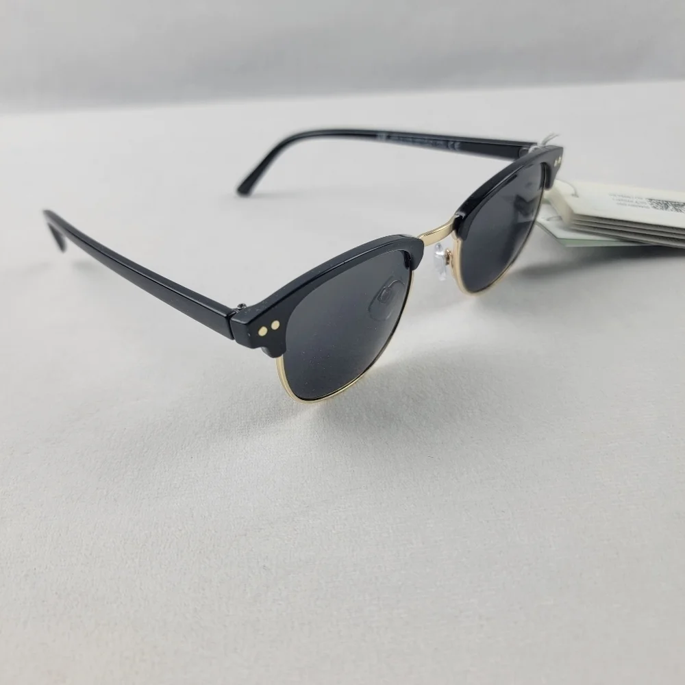 NWT H&M recycled gold trim‎ sunglasses UV 400